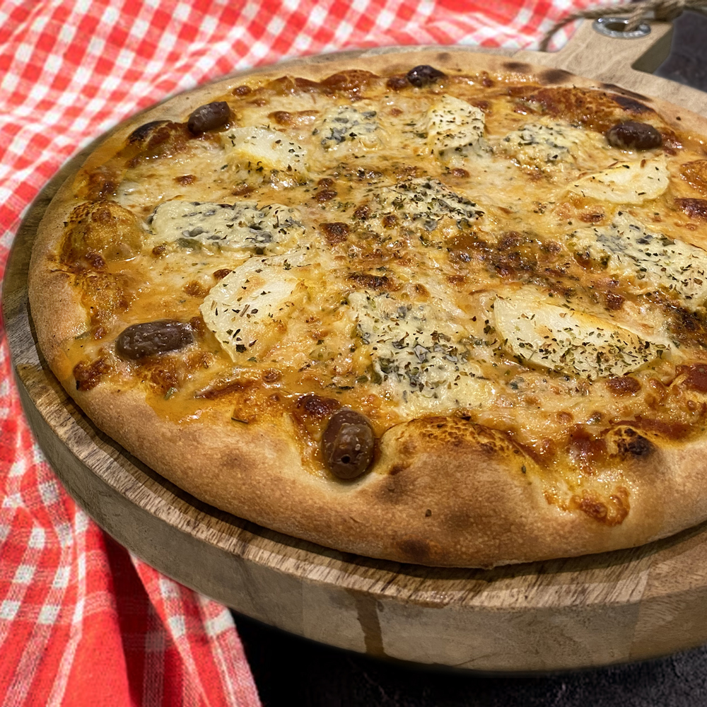 Pizza 4 fromages Casa Nostra Grasse